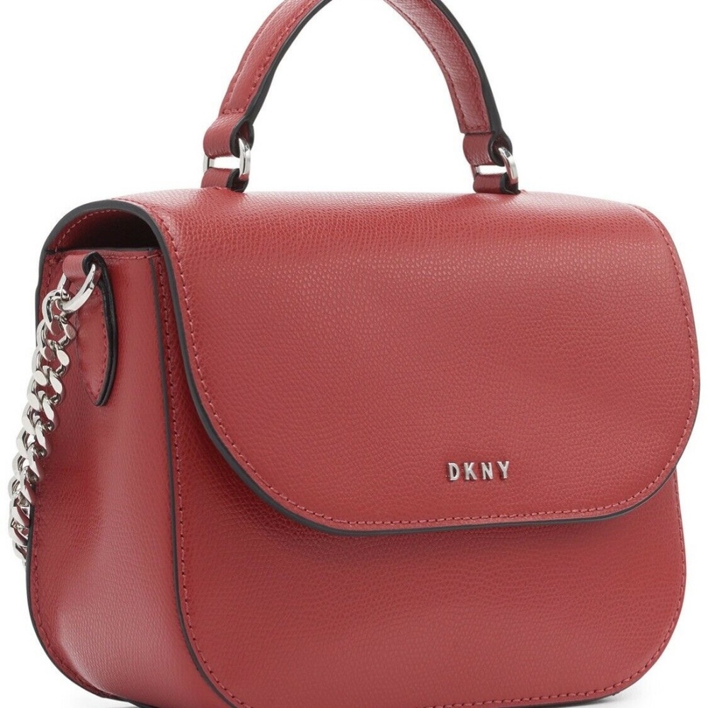 FELICA by DKNY Large top handle leather crossbody New W/ Tag